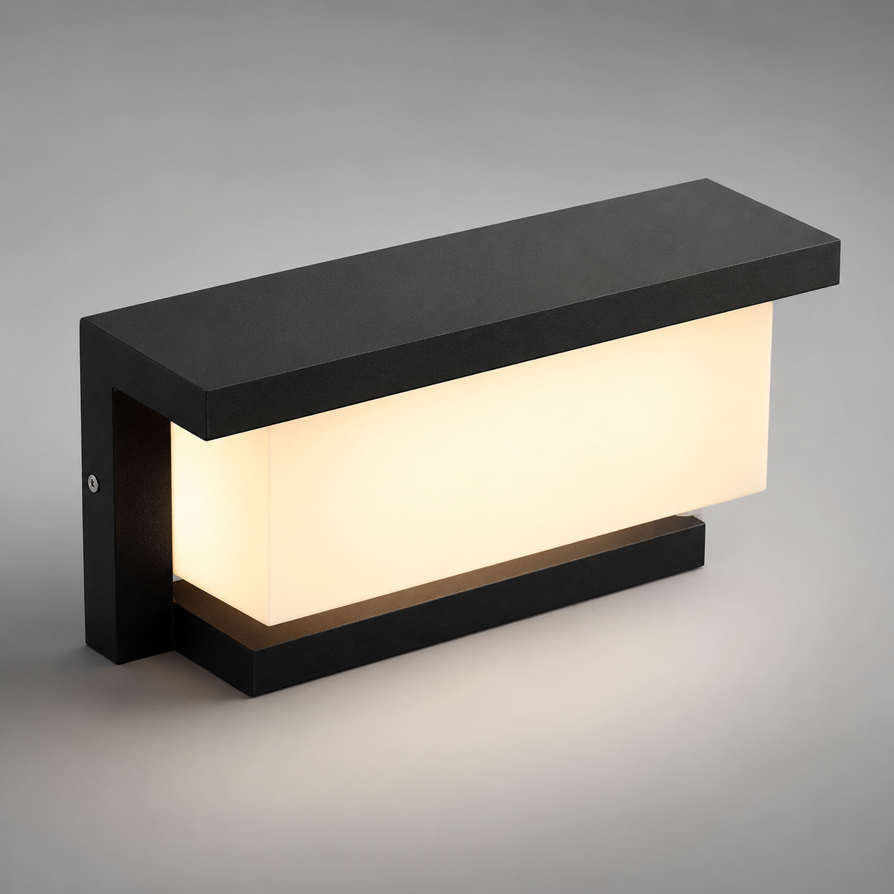 Outdoor LED wall light angle