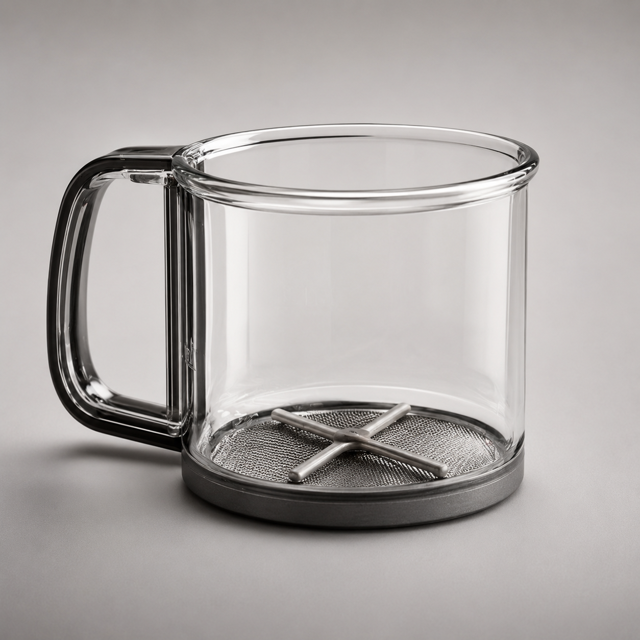 Glass tea infuser mug