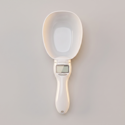 Digital measuring spoon scale top view