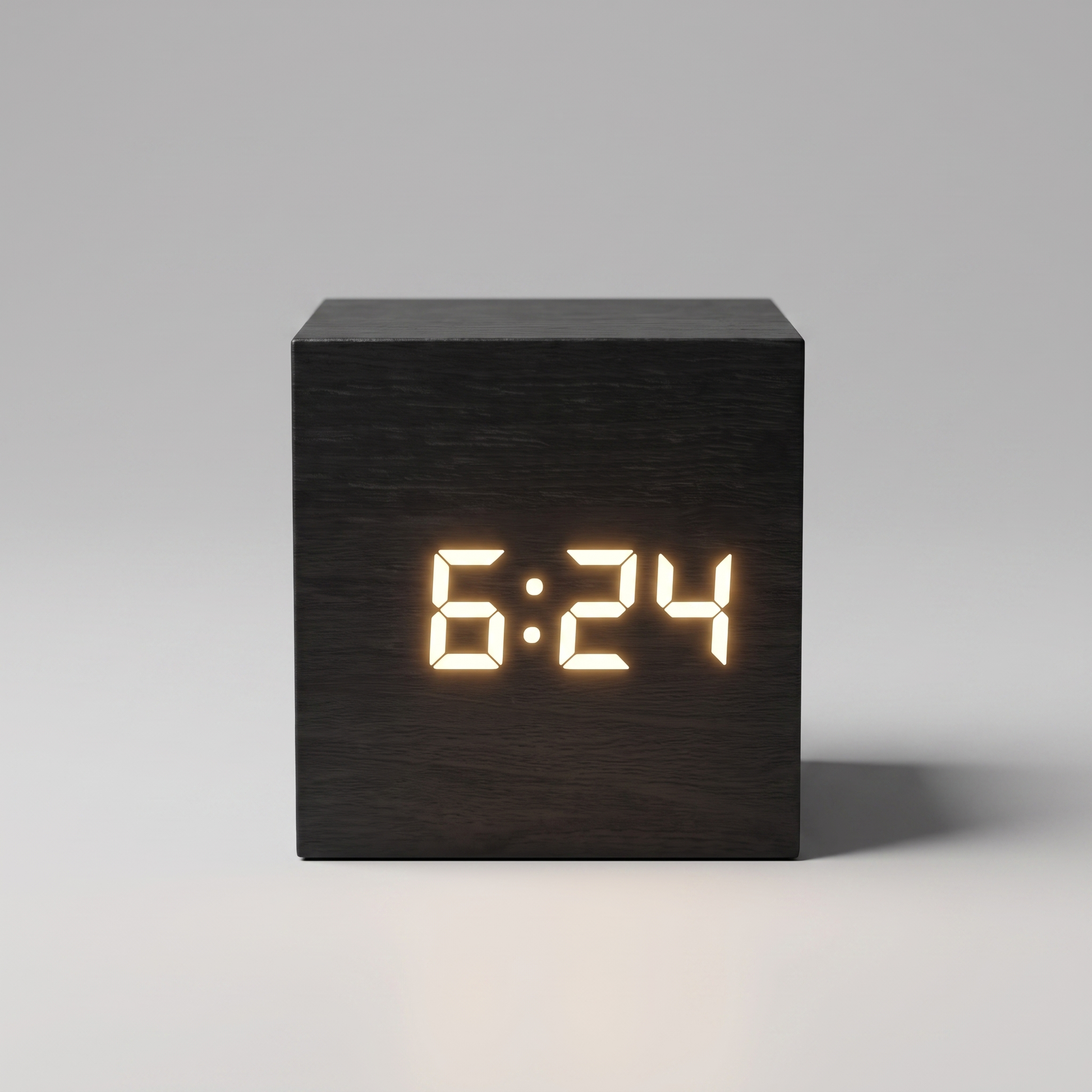 Digital LED alarm clock front view