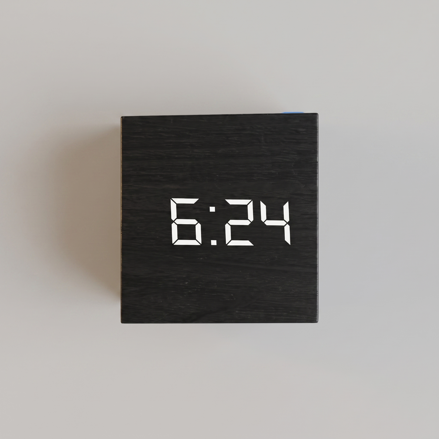 Digital LED alarm clock top view