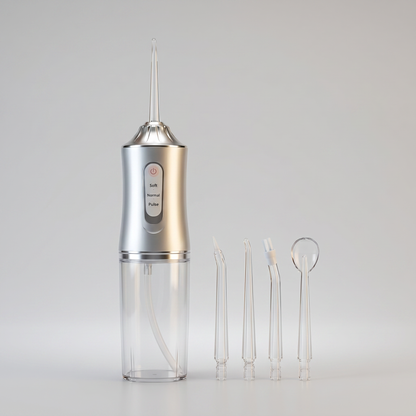 Cordless water flosser front view