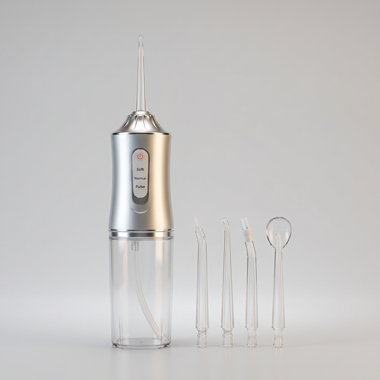 Cordless water flosser front view