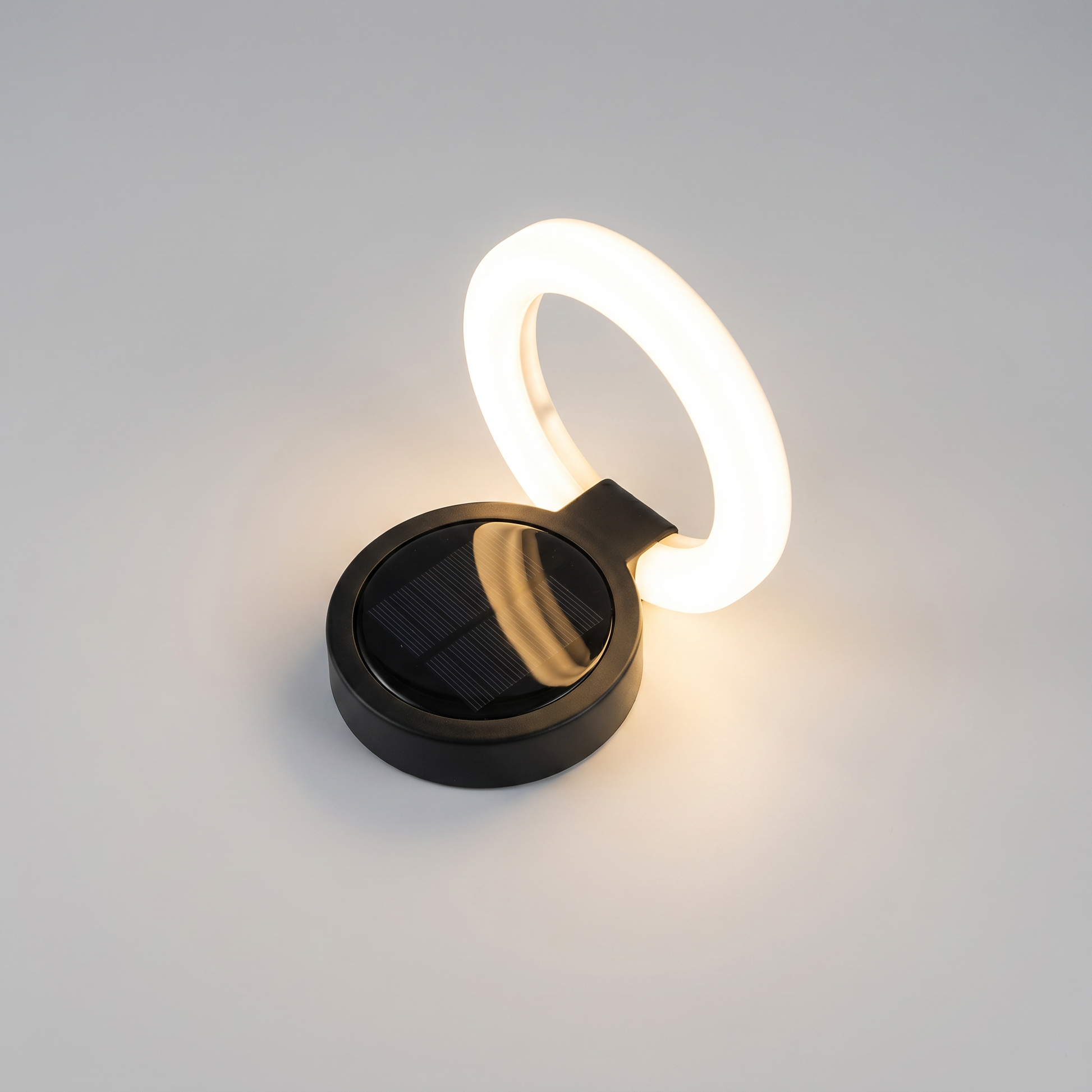 Solar ground light top view