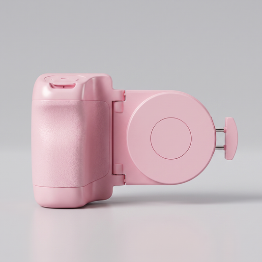 Smartphone grip with Bluetooth shutter front view