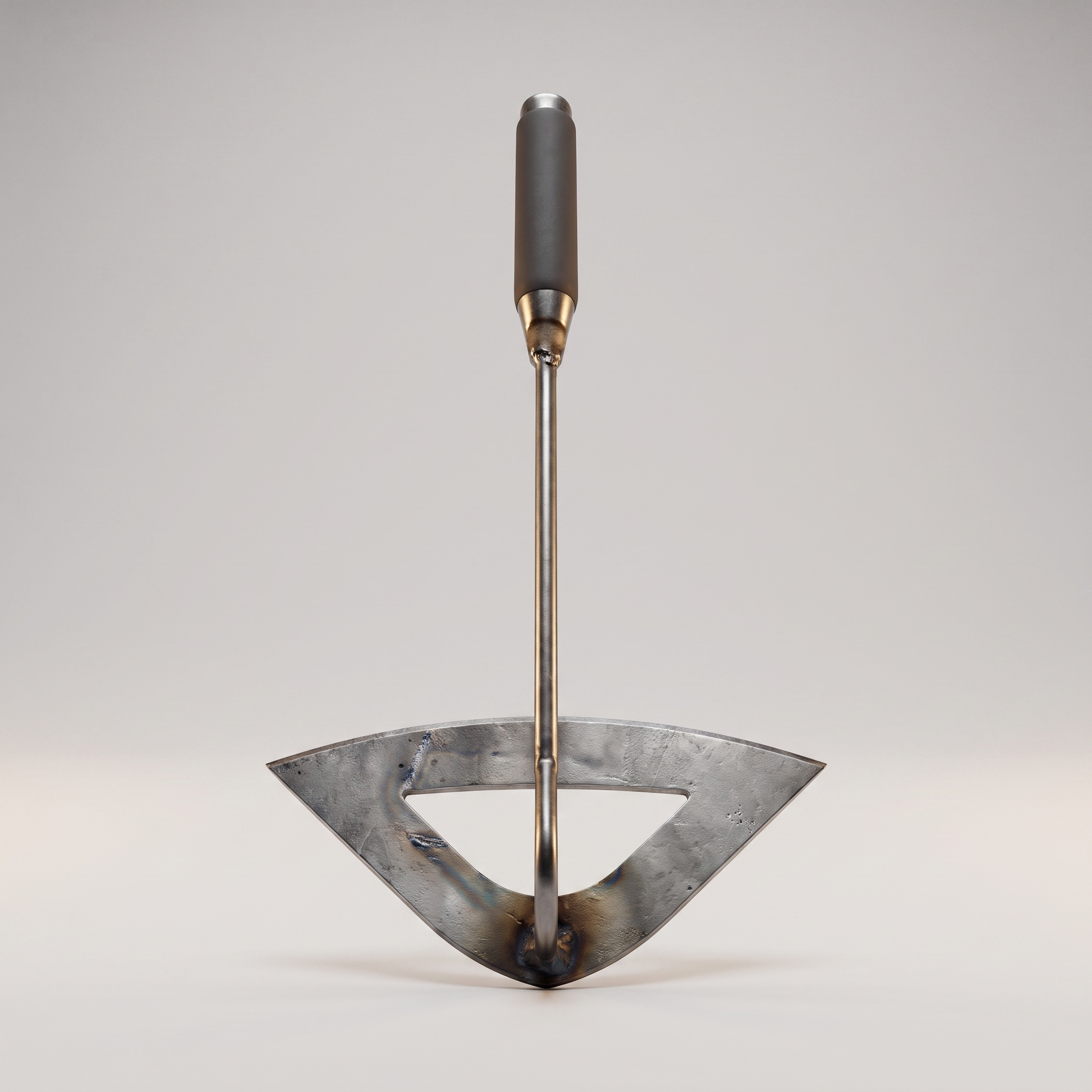 Garden weeder tool front view